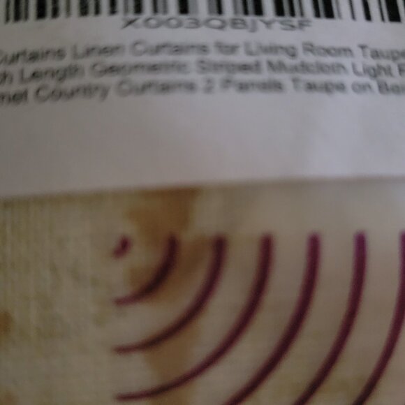 Brand new Jinchan curtains - unopened - Picture 5 of 5